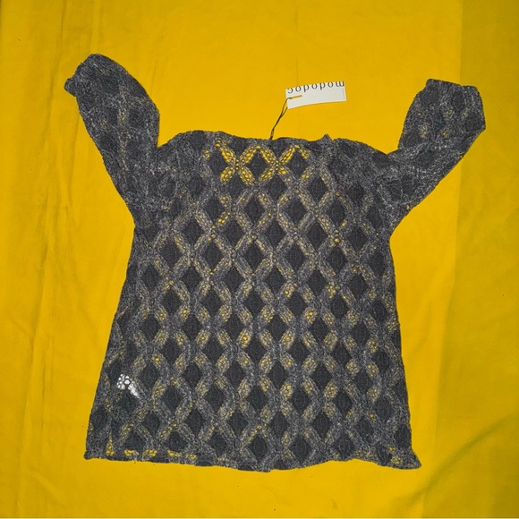 Mododoc Diamond Grey Sweater Small - Picture 2 of 4